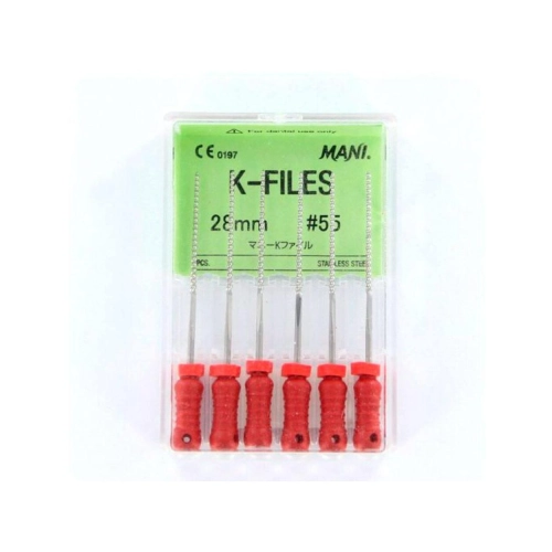 MANI K-FILES 28mm NR.55 ROOD (6st)