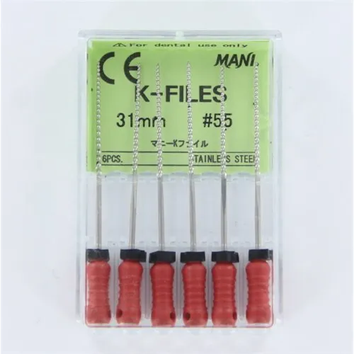 MANI K-FILES 31mm NR.55 ROOD (6st)
