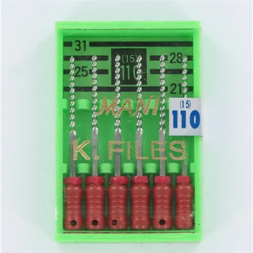 MANI K-FILES 28mm NR.110 ROOD (6st)