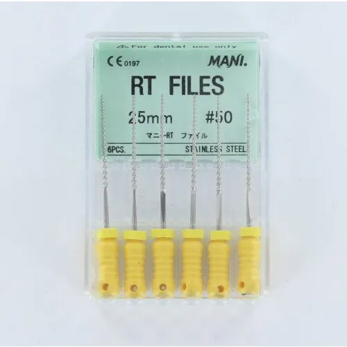 MANI RT-FILES 25mm NR.50 GEEL (6st)