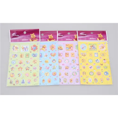 BEST PRESENT STICKERS 3D WINNIE DE POOH (10st)