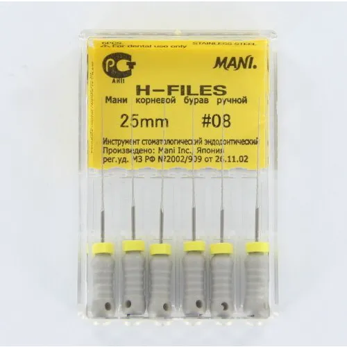 MANI HEDSTROEMFILES 25mm NR.08 GRIJS (6st)