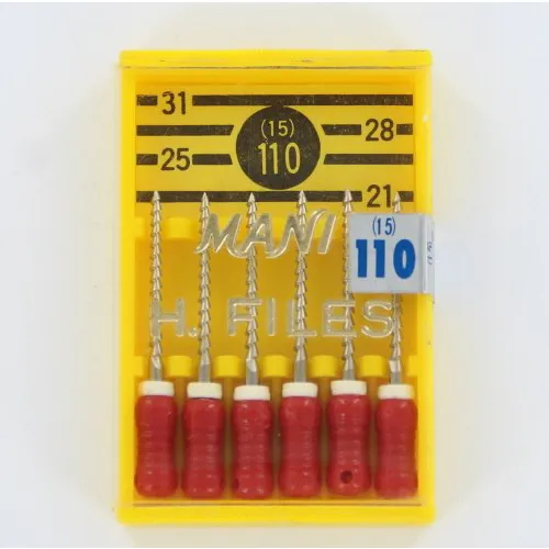 MANI HEDSTROEMFILES 21mm NR.110 ROOD (6st)