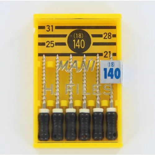 MANI HEDSTROEMFILES 21mm NR.140 ZWART (6st)