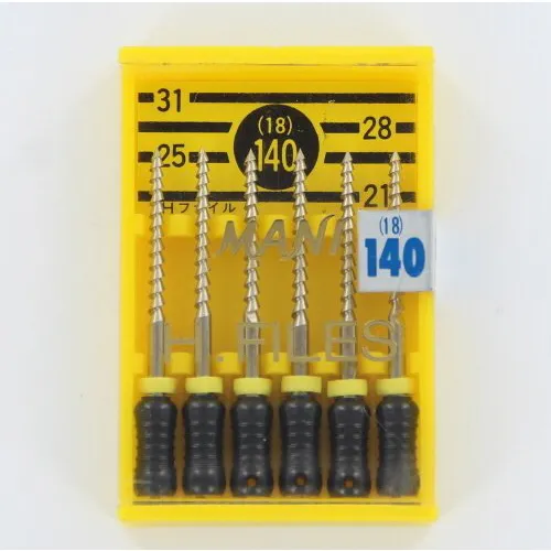 MANI HEDSTROEMFILES 25mm NR.140 ZWART (6st)