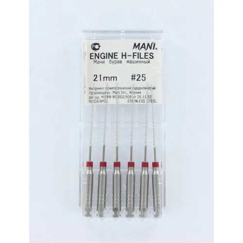 MANI ENGINE HEDSTROEMFILES 21mm NR.25 ROOD (6st)