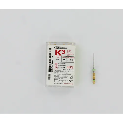 KERR ENDO K3 NI-TI FILES .04 21mm NR.40 (6st)