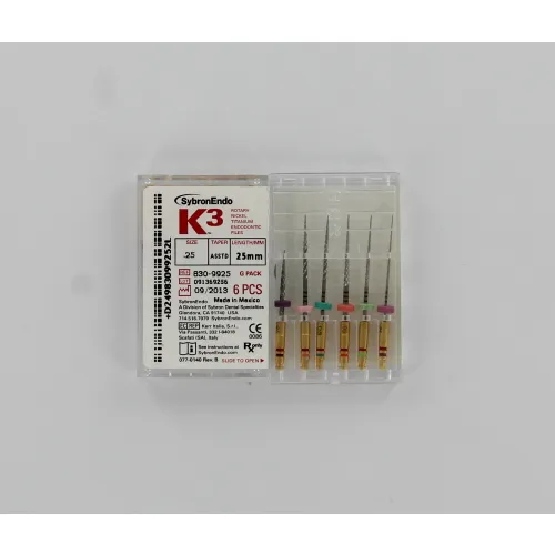 KERR ENDO K3 NI-TI FILES G-PACK ASSORTIMENT 25mm (6st)