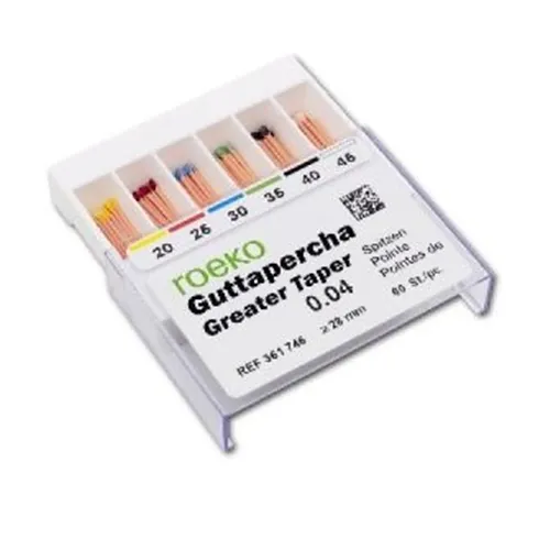 COLTENE ENDO HYFLEX GUTTAPERCHA POINTS EDM ASSORTMENT (60st)