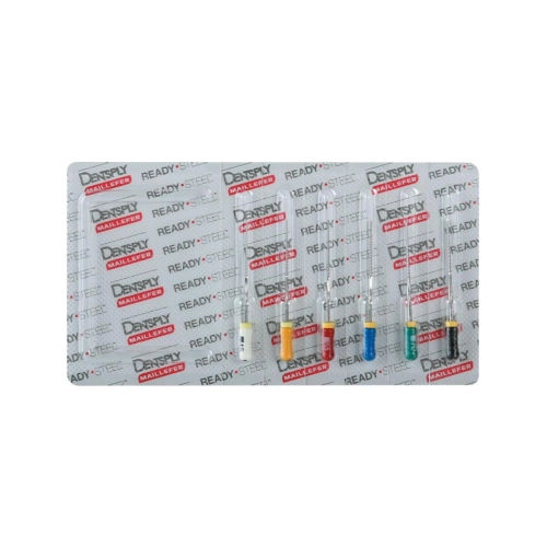 MAILLEFER READY STEEL K-FILES 31mm ASSORTED NR.45-80 STERIEL (6st)