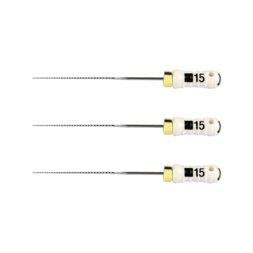MAILLEFER READY STEEL K-FILES 28mm NR.15 STERIEL WIT (6st)