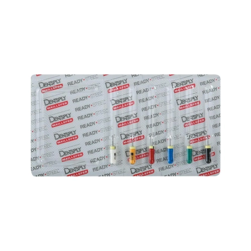 MAILLEFER READY STEEL K-FILES 25mm ASSORTED NR.15-40 STERIEL (6st)