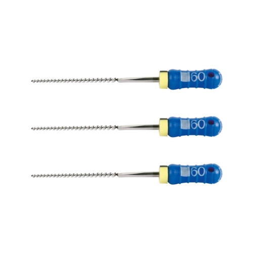 MAILLEFER READY STEEL K-FILES 25mm NR.60 STERIEL BLAUW (6st)