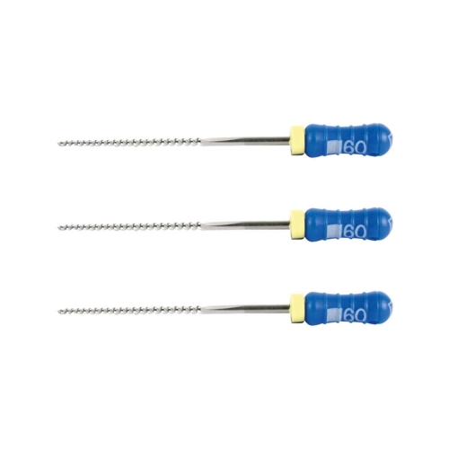 MAILLEFER READY STEEL K-FILES 28mm NR.60 STERIEL BLAUW (6st)