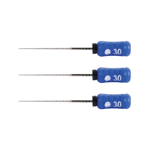 MAILLEFER READY STEEL SENSEUS HEDSTROEMFILES 25mm NR. 30 STERIEL BLAUW (6st)