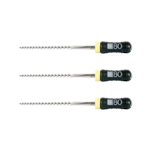 MAILLEFER READY STEEL K-FILES 25mm NR.80 STERIEL ZWART (6st)