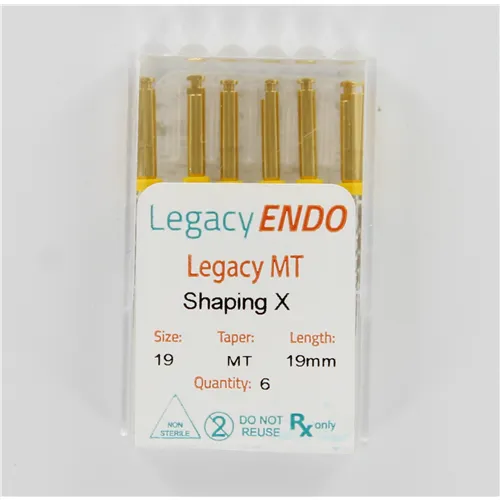 LEGACY ENDO MT SHAPING X 19mm GEEL (6st)