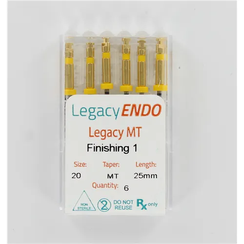 LEGACY ENDO MT FINISHING 1 25mm GEEL (6st)