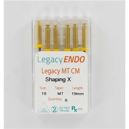 LEGACY ENDO CM SHAPING X 19mm GEEL (6st)