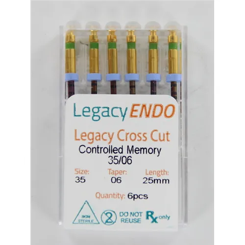 LEGACY ENDO CROSS CUT 25mm .06 NR. 35 GROEN (6st)