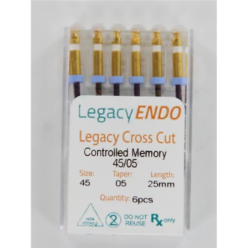 LEGACY ENDO CROSS CUT 25mm .05 NR. 45 WIT (6st)