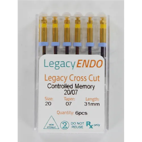 LEGACY ENDO CROSS CUT 31mm .07 NR. 20 GEEL (6st)