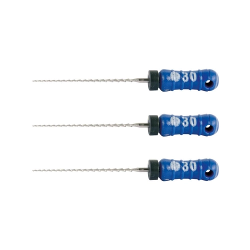 MAILLEFER READY STEEL HEDSTROEMFILES 21mm NR.30 STERIEL BLAUW (6st)