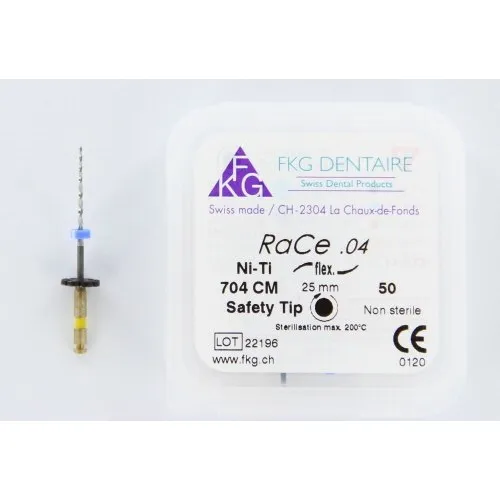 FKG RaCe Ni-Ti .04 25mm NR.50 GEEL (5st)