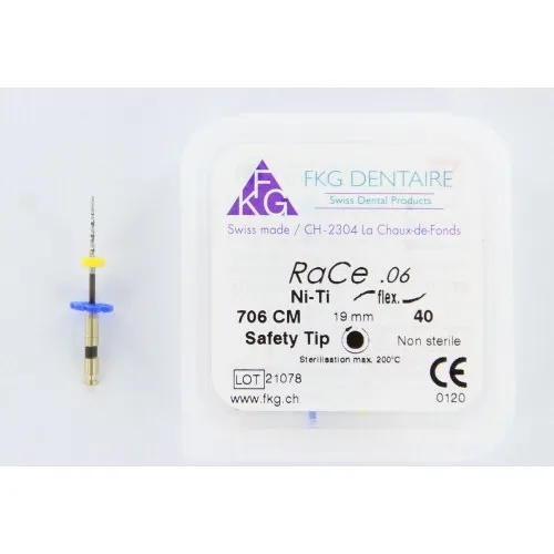 FKG PRE-RaCe Ni-Ti .06 19mm NR.40 ZWART (5st)