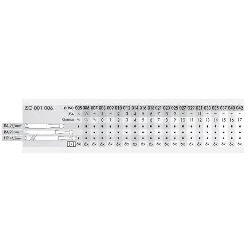 MAILLEFER STAALBOOR ROND RA 018 (6st)