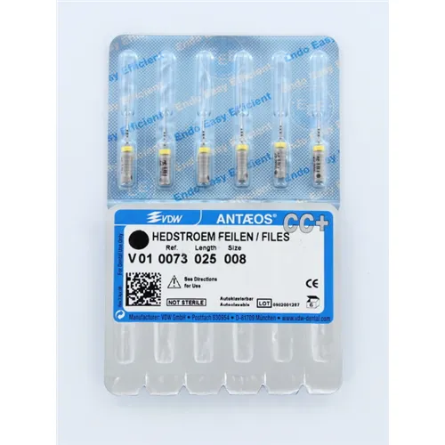 VDW HEDSTROEMFILES CC+ 25mm 08 GRIJS NIET STERIEL (6st)
