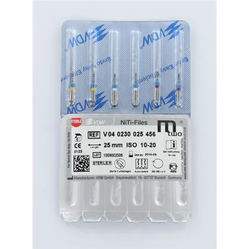 VDW Mtwo 25mm ASSORTED WL 21mm: 2x10/04 2x15/05 2x20/06 (6st)