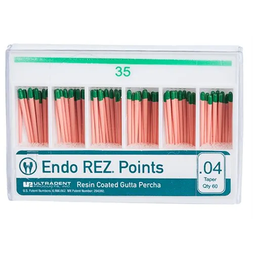 ULTRADENT ENDO-REZ GUTTA PERCHA POINTS .04 NR.35 (60st)