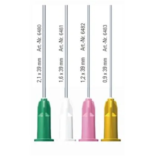 TRANSCODENT ASPIRATOR TIPS STERIEL BUIGBAAR 20G 0.9x39mm GEEL (100st)
