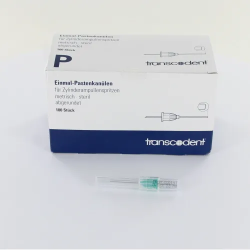 TRANSCODENT PASTA NAALDEN 21G 0,8x23mm GROEN (oa. voor duraphat) (100st)