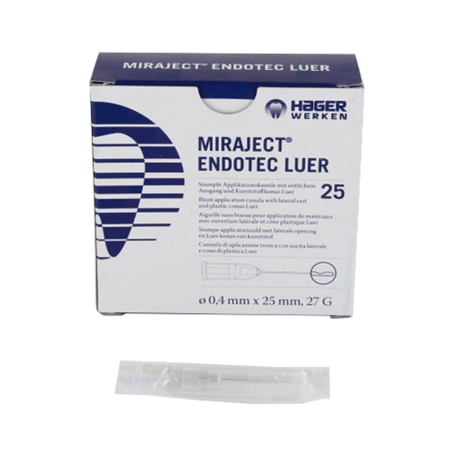 HAGER&WERKEN MIRAJECT ENDOTEC SPOELNAALDEN LUER 27G 0,4x25mm WIT (25st)