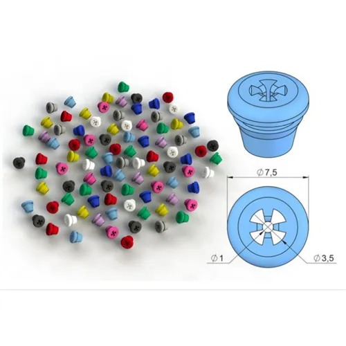 NICHROMINOX SILICONE PLUGS VOOR PLUG'IN ROZE (8st) 190200-11