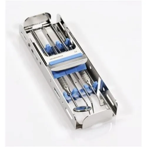 NICHROMINOX INSTRUMENTEN TRAY EASY CLIP-3 GEEL 18x5,5x2,5cm 182903-5