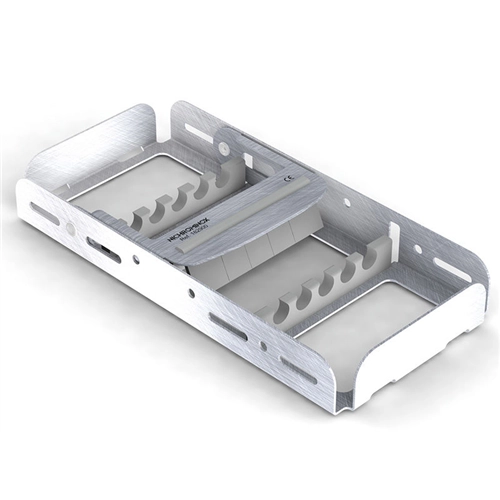 NICHROMINOX INSTRUMENTEN TRAY EASY CLIP-5 GRIJS 18x8,5x2,5cm 182900-1