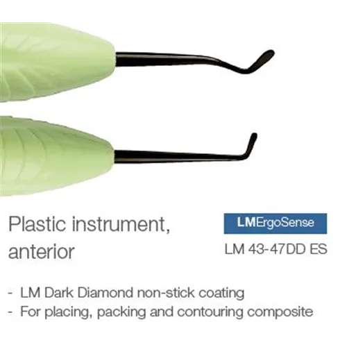 LM COMPOSIET ERGOSENSE PLASTIC INSTRUMENT ANTERIOR GROEN NR.43/47DD ES