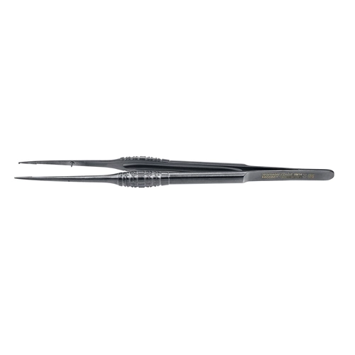KEYDENT HUERZLER/ZUHR TOUCHGRIP 01 MICRO TWEEZER FORCEPS STRAIGHT 17,5cm