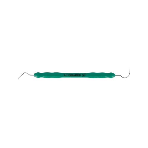 DENTSPLY SIRONA SONDE NR.4F-6F PLASTIC-COATED HANDLE DUBBELZIJDIG GROEN