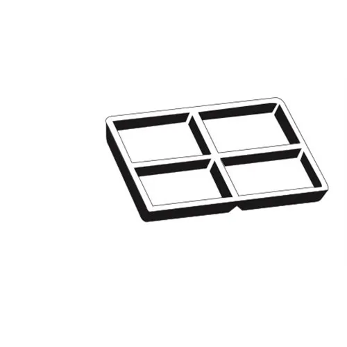 BAISCH LADENINSERT MET RAND 446x322x41 (0861-3258-20)