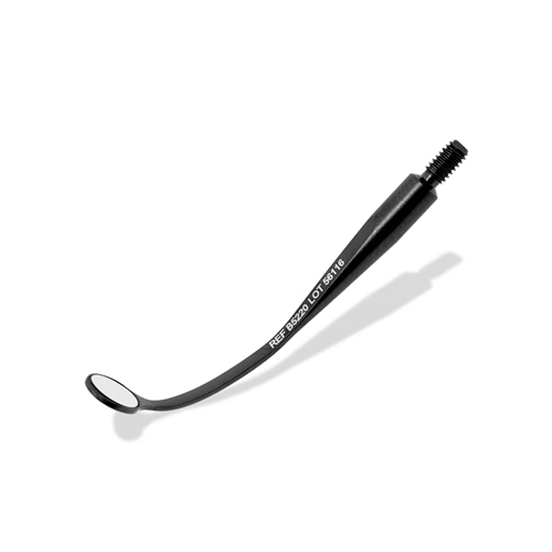 HAHNENKRATT BLACKLINE MONDSPIEGEL BLACK MICROFLEX RHODIUM Ø 5mm REF B5220