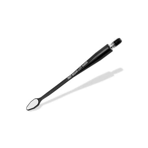 HAHNENKRATT BLACKLINE MONDSPIEGEL BLACK MICROFLEX RHODIUM Ø 3x6mm DRUPPEL REF B5240