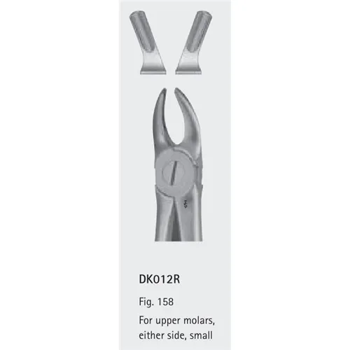 AESCULAP KINDER EXTRACTIETANG #158 BOVEN MOLAREN DK-012R