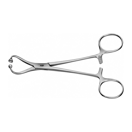 AESCULAP DOEKKLEM STOMP VOOR PAPIERDOEKEN 140mm BF-464R