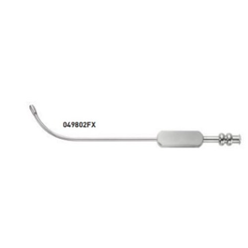 SPOELBUIS VAN EICKEN LUER-LOCK LANG GEBOGEN 150mm REF 049802FX