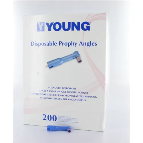 YOUNG DISPOSABLE PROPHY ANGLES CUPS WEBBED/PETIT SOFT PURPLE LATEX-VRIJ NR.134620 (200st)