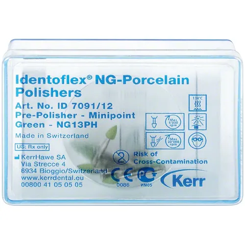 IDENTOFLEX VOORPOLIJSTPOINTS KERAMIEK RA GROEN NR.7091 (12st)